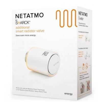 Cap termostat Netatmo, Wi-Fi, Control aplicatie, Programare, 4 Culori interschimbabile