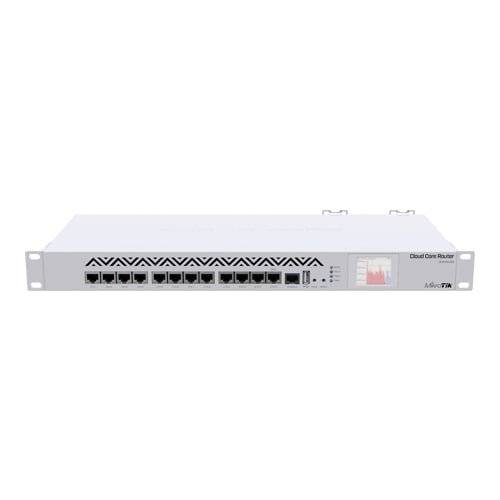 Cloud Core Router, 12 x Gigabit, RouterOS L6, 1U - MikroTik