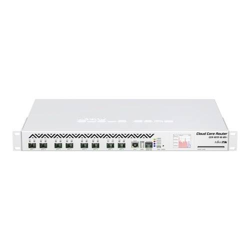 Cloud Core Router, 8 x SFP+, 1 x Gigabit, RouterOS L6, 1U - MikroTik