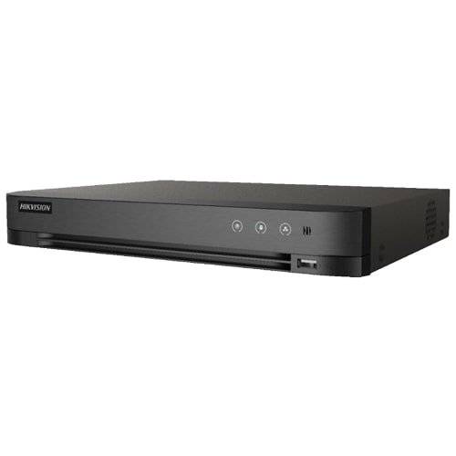 DVR AcuSense 8 ch. video 8MP, Analiza video, AUDIO over coaxial - HIKVISION