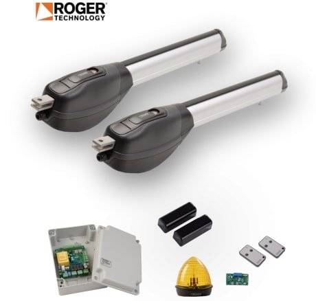 KIT AUTOMATIZARE POARTA BATANTA, ROGER TECHNOLOGY R20/320, 3 M/CANAT, 230 V