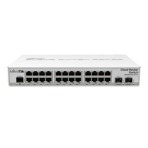 Management Switch 24 x Gigabit, 2 x SFP+ - Mikrotik