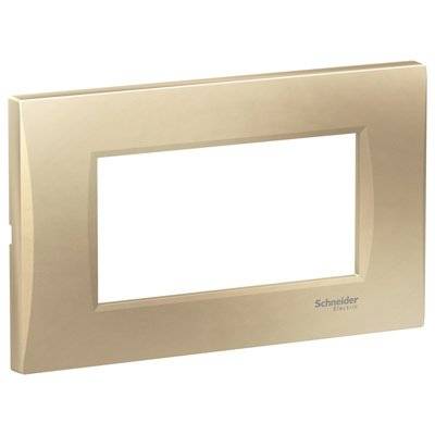 Rama curbata,4M,gri fumuriu/ bej metalic