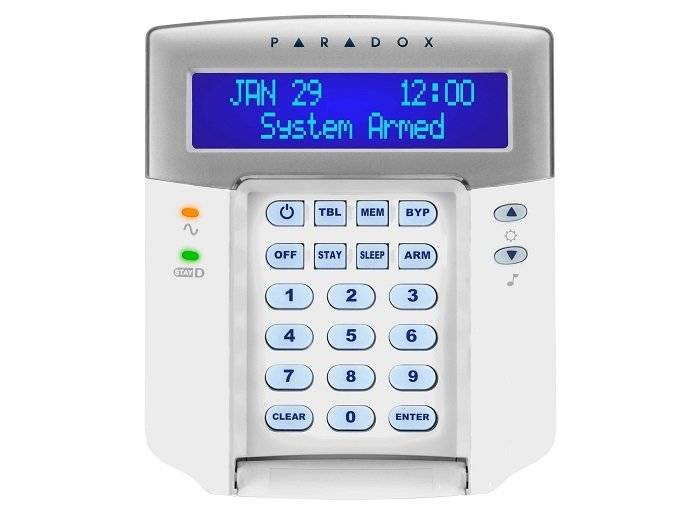 TASTATURA CABLATA LCD CU 32 ZONE -PARADOX