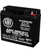 Acumulator AGM VRLA 12V 17A- GBS