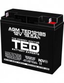 Acumulator AGM VRLA 12V 18,5A- TED