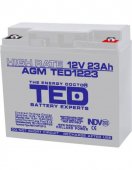 Acumulator AGM VRLA 12V 23A High Rate- TED