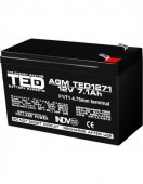 Acumulator AGM VRLA 12V 7,1A- TED