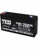Acumulator AGM VRLA 6V 3,6A- TED