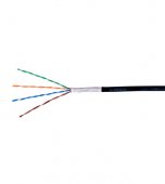 Cablu U/UTP Cat.5e, 4x2xAWG24/1, PE, de exterior, negru- SCHRACK
