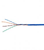 Cablu U/UTP Cat.5e, 4x2xAWG24/1, PVC, Eca, albastru/gri, cutie 305m- SCHRACK
