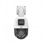 Camera IP PTZ 4X, Dual-Lens, 2x2MP, IR 50M, Audio, VCA, Lighthunter - UNV
