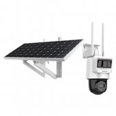 Camera PT IP, 4MP, 4G, 2.8mm, IR 30m, Audio, PIR+Radar, Panou solar, Acumulator - HIKVISION