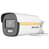 ColorVU - Camera AnalogHD 2MP, lentila 2.8mm, WL 40m, Microfon integrat - HIKVISION