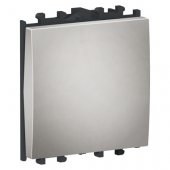 Easy Styl Intrerupator simplu, 2M, argintiu/negru