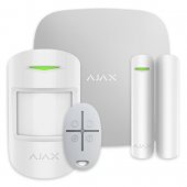 Kit alarma StarterKit Plus, wireless, LAN + 2G/3G + Wi-Fi, alb - AJAX