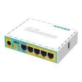 Router hEX PoE Lite, 5 x Fast Ethernet 4 x PoE, RouterOS L4 - Mikrotik