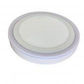 Spot LED Rotund Aplicat Doua Culori 24+12W 3000k-6500k Trei Functii
