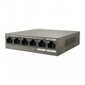 Switch 4 porturi Gigabit PoE+, 2 porturi RJ45 Gigabit, 58W, Management - IP-COM