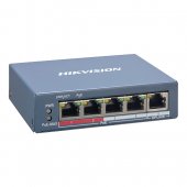 Switch 4 porturi PoE, 1 port uplink RJ45, SMART Management - HIKVISION