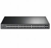 Switch TP-Link JetStream 48-Port Gigabit L2 Managed, TL-SG3452P interfata: 48× Porturi RJ45 10/100/1000 Mbps
