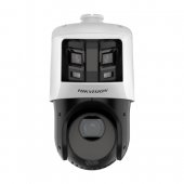 TandemVu, DarkFighter, ColorVu - Camera IP, 6MP, lentila 2.8mm si 4.8~120mm, 25X, WL 30m, IR 100m, Alarma, PoE+ - HIKVISION